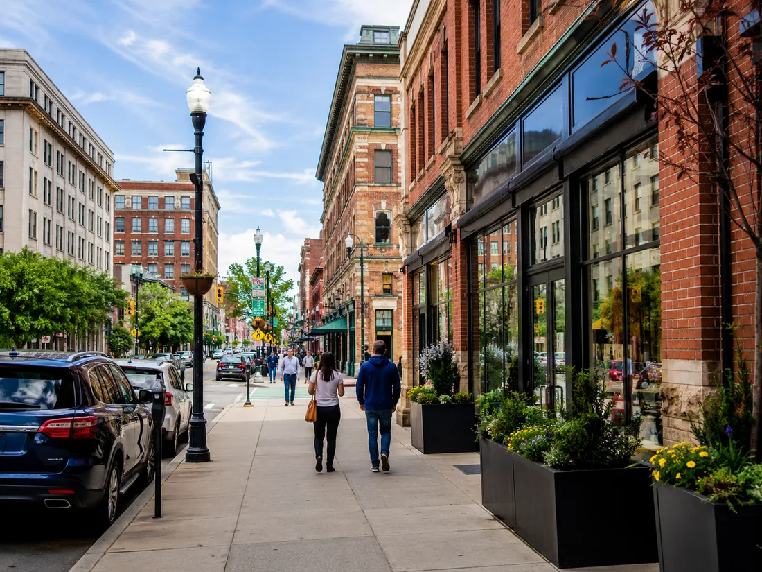 Sharper HD street image after conversion