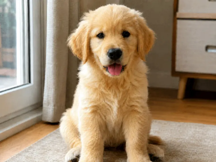 Dog photo after image HD conversion with cleaner detail