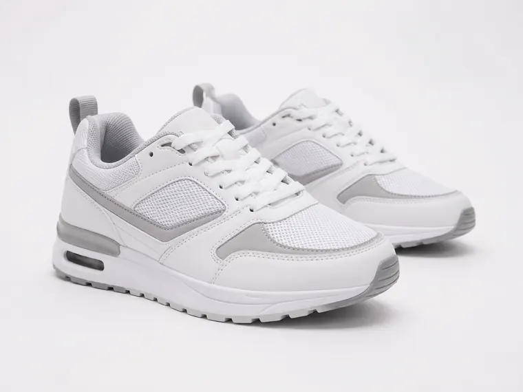White shoe product photo before HD conversion